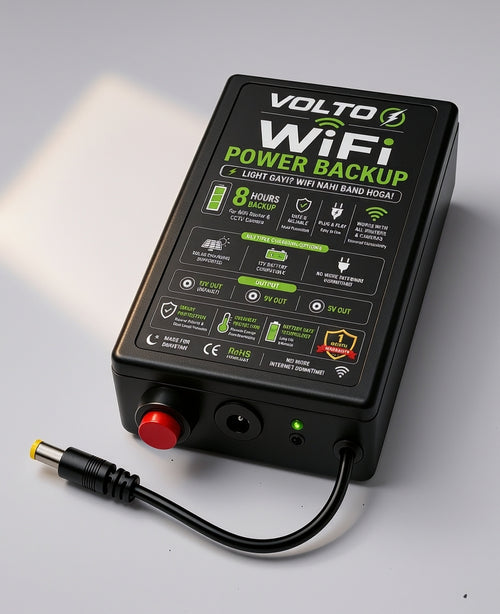 VOLTO WiFi Power Backup Device 5 to 6 hourse backup — Light Jaye, WiFi Chalta Rahe! ⚡