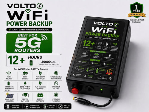 VOLTO 10-Hour WiFi Backup Device | Router UPS for Load Shedding Pakistan - VOLTOVOLTO 10-Hour WiFi Backup Device | Router UPS for Load Shedding PakistanVOLTO 10-Hour WiFi Backup Device | Router UPS for Load Shedding Pakistan