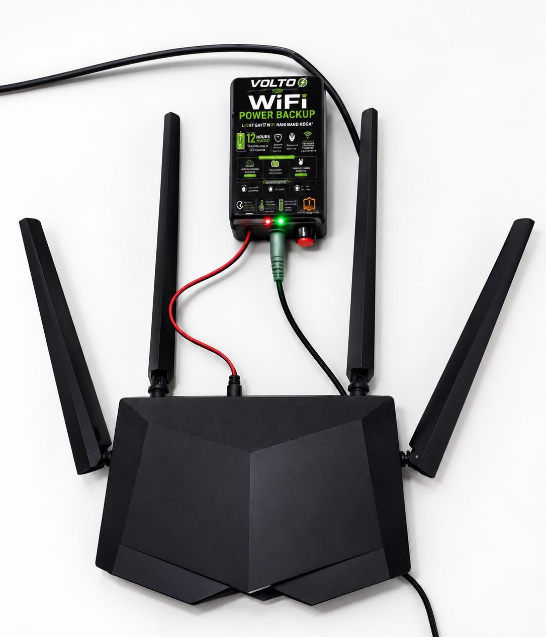 Volto -Mini UPS For Wifi Router + Usb charger - VOLTOVolto -Mini UPS For Wifi Router + Usb chargerVolto -Mini UPS For Wifi Router + Usb charger