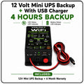 Volto -Mini UPS For Wifi Router + Usb charger - VOLTOVolto -Mini UPS For Wifi Router + Usb chargerVolto -Mini UPS For Wifi Router + Usb charger