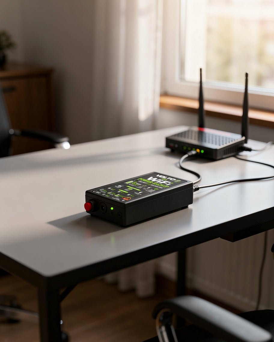 VOLTO WiFi Power Backup Device 5 to 6 hourse backup — Light Jaye, WiFi Chalta Rahe! ⚡ - VOLTOVOLTO WiFi Power Backup Device 5 to 6 hourse backup — Light Jaye, WiFi Chalta Rahe! ⚡Power BackupVOLTO WiFi Power Backup Device 5 to 6 hourse backup — Light Jaye, WiFi Chalta Rahe! ⚡