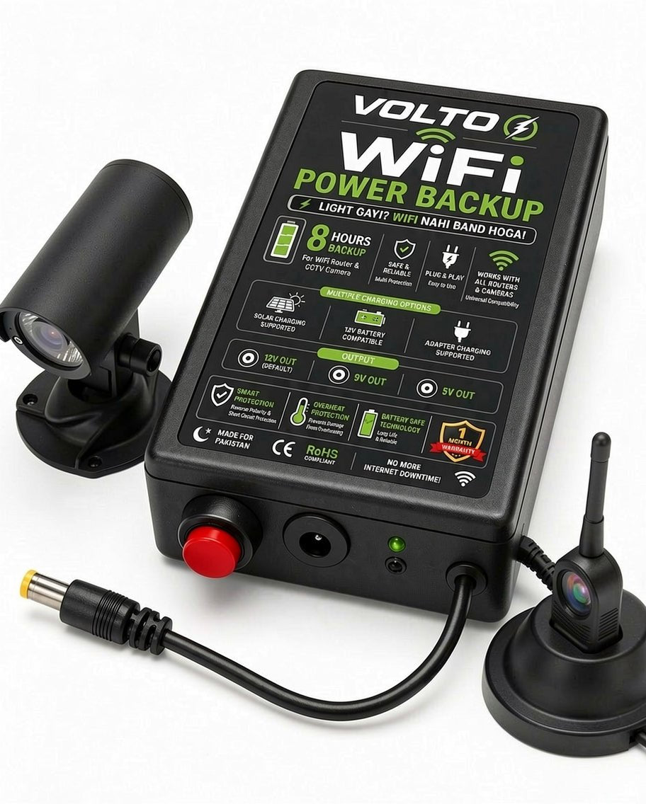 VOLTO WiFi Power Backup Device 5 to 6 hourse backup — Light Jaye, WiFi Chalta Rahe! ⚡ - VOLTOVOLTO WiFi Power Backup Device 5 to 6 hourse backup — Light Jaye, WiFi Chalta Rahe! ⚡Power BackupVOLTO WiFi Power Backup Device 5 to 6 hourse backup — Light Jaye, WiFi Chalta Rahe! ⚡