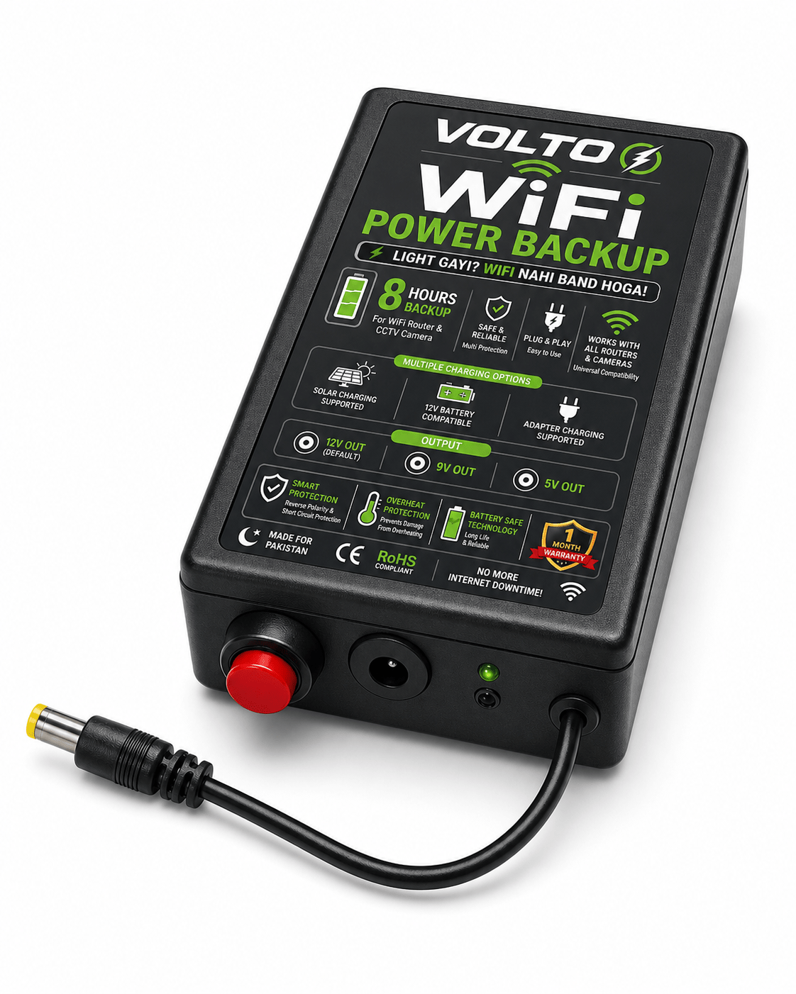 WiFi Power Bank Backup 10 Hours | Router UPS - VOLTOWiFi Power Bank Backup 10 Hours | Router UPSWiFi Power Bank Backup 10 Hours | Router UPS