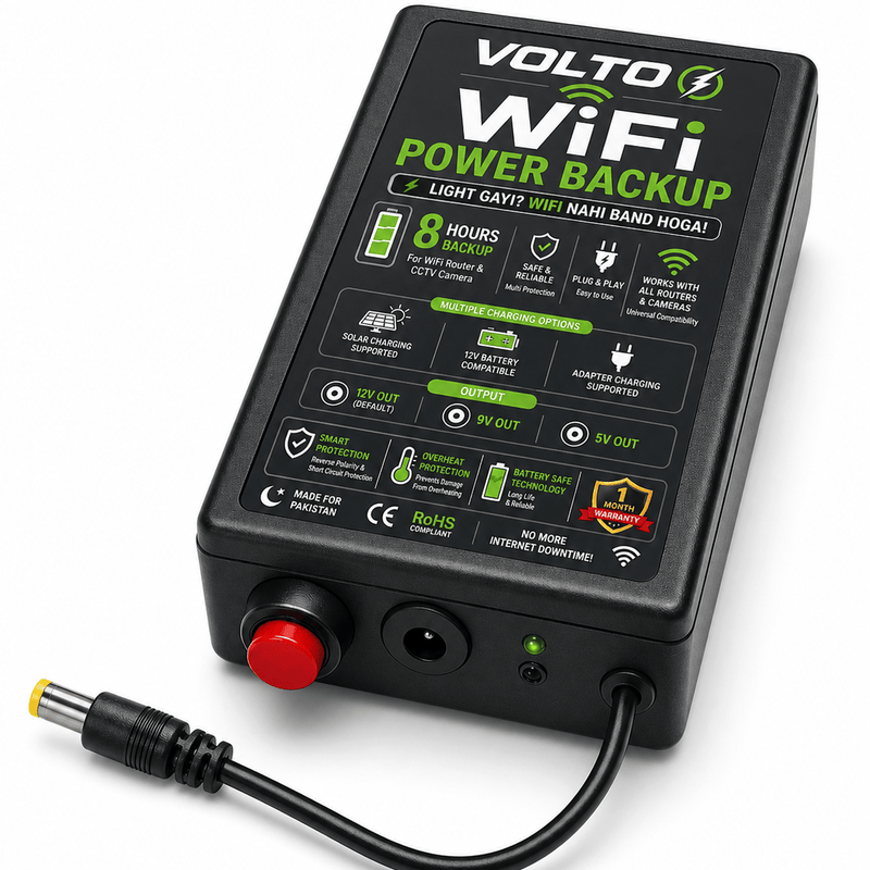 WiFi Power Bank Backup 10 Hours | Router UPS - VOLTOWiFi Power Bank Backup 10 Hours | Router UPSWiFi Power Bank Backup 10 Hours | Router UPS